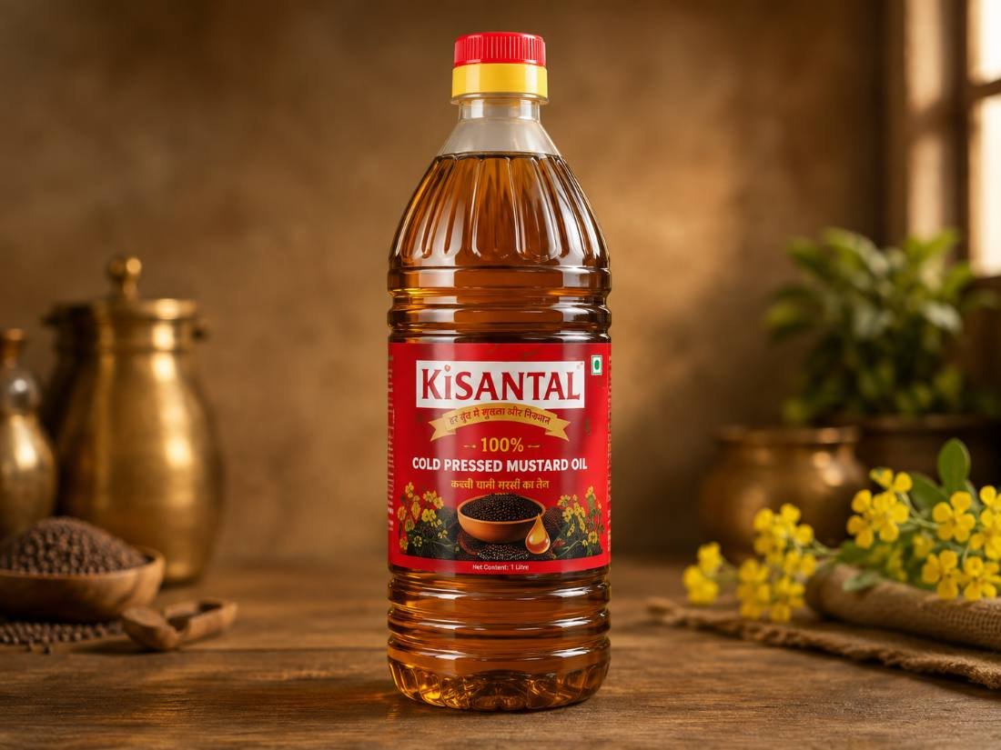 Kisantal cold pressed mustard oil pack